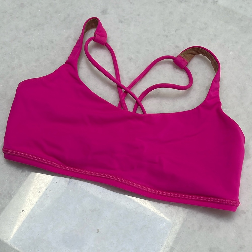 lululemon athletica Pink Sports Bra